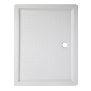 Hydrosan Brodzik prostokątny SXL03B 80x90x15 biały, z syfonem