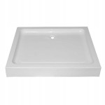 Hydrosan Brodzik prostokątny SXL03C 80x100x15 biały, z syfonem