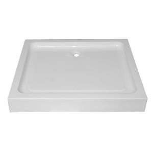 Hydrosan Brodzik prostokątny SXL03C 80x100x15 biały, z syfonem