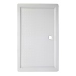 Hydrosan Brodzik prostokątny SXL03D 80x110x15 biały, z syfonem