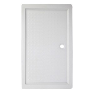 Hydrosan Brodzik prostokątny SXL03D 80x110x15 biały, z syfonem