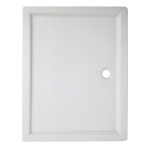 Hydrosan Brodzik prostokątny SXL03F 80x130x14,5 biały, z syfonem