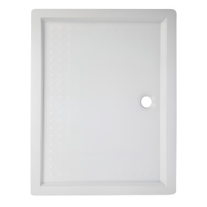 Hydrosan Brodzik prostokątny SXL03F 80x130x14,5 biały, z syfonem