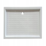 Hydrosan Brodzik prostokątny SXL04A 90x100x14 biały, z syfonem