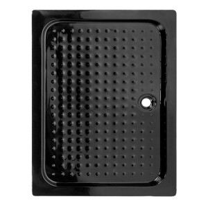 Hydrosan Brodzik prostokątny SXL04B 90x110x15 czarny, z syfonem