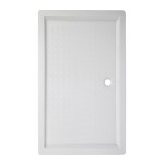 Hydrosan Brodzik prostokątny SXL04D 90x130x14,5 biały, z syfonem