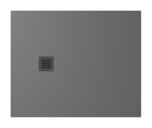 POLYSAN Brodzik prostokątny TRENECA 90x110x3 cm szary mat