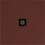 POLYSAN Brodzik kwadratowy FLEXIA 90x90x3 cm brązowy mat
