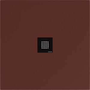 POLYSAN Brodzik kwadratowy FLEXIA 90x90x3 cm brązowy mat