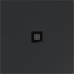 POLYSAN Brodzik kwadratowy FLEXIA 100x100x3 cm antracyt mat