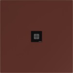 POLYSAN Brodzik kwadratowy FLEXIA 100x100x3 cm brązowy mat