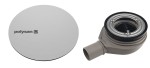 POLYSAN Syfon brodzikowy MIRAI 90 mm DN40 stal nierdzewna mat