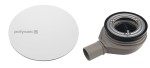 POLYSAN Syfon brodzikowy MIRAI 90 mm DN40 biały