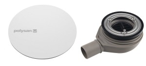 POLYSAN Syfon brodzikowy MIRAI 90 mm DN40 biały
