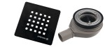 POLYSAN Syfon brodzikowy TRENECA 90 mm DN40 czarny mat