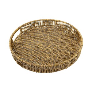 Corsan - Taca z technorattanu z uchwytem 021 40x5 cm 021B