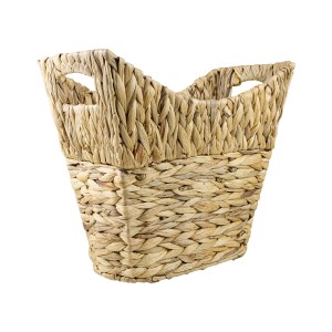 Corsan - Kosz z hiacyntu wodnego z uchwytem NESTOR 413 42x23x30 cm, kolor naturalny 413L