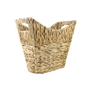 Corsan - Kosz z hiacyntu wodnego z uchwytem NESTOR 413 38x20x25 cm, kolor naturalny 413M