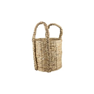 Corsan - Kosz z uchwytem z hiacyntu wodnego TORA 417 24x30 cm, kolor naturalny 417M