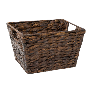 Corsan - Koszyk z hiacyntu wodnego 585S 25x22x16 cm, kolor brązowy