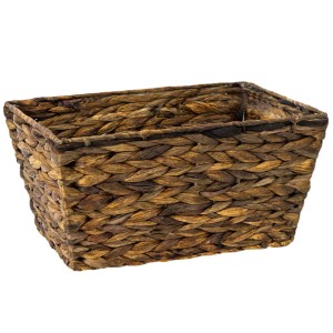 Corsan - Koszyk z hiacyntu wodnego 715S 30x20x15 cm, kolor brązowy