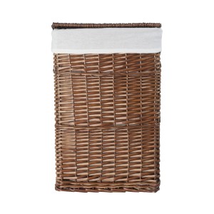 Corsan - Kosz wiklinowy 715 47x35x66 cm, kolor wenge, wyściółka ecru 715XXL