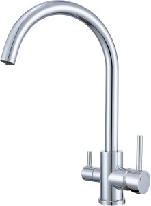 RUVETTI - ANTILIA CHROM Bateria kuchenna , pod filtr wody, 2w1, 360°, jednouchwytowa, głowica ceramiczna