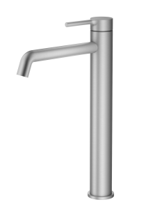 RUVETTI - Bateria umywalkowa RITA MAXI – stal szczotkowana wysokość 325 mm