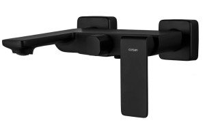 CORSAN - Bateria TRINO wannowa ścienna czarna - DARMOWA DOSTAWA