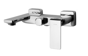 CORSAN - Bateria TRINO wannowa ścienna chrom - DARMOWA DOSTAWA