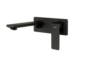 CORSAN - Bateria TRINO umywalkowa podtynkowa czarna - DARMOWA DOSTAWA