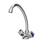 Bateria LUCY umywalkowa stojąca chrom