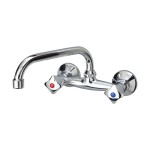 Bateria LUCY umywalkowa ścienna wylewka typu "C" L-200 chrom