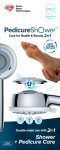 Pedicure Shower 2w1 Słuchawka prysznicowa + Pielęgnacja stóp