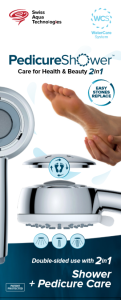 Pedicure Shower 2w1 Słuchawka prysznicowa + Pielęgnacja stóp