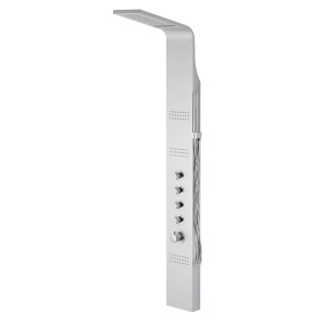 Corsan - Panel prysznicowy A-014AM kaskada z mieszaczem, kolor gwiezdna szarość - Darmowa dostawa