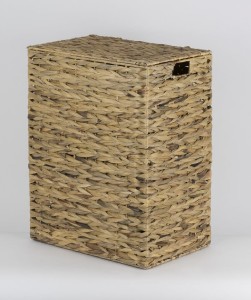 CORSAN - Kosz z hiacyntu wodnego na pranie NATURA  52x38x66,5 cm 362L