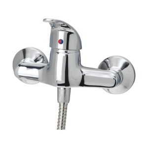 Bateria KATE natryskowa ścienna kompletna chrom