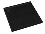 Schedpol Brodzik kwadratowy OMEGA BLACK STONE 80x80x5 z systemem STABILSOUND PLUS 3.0458/C/ST GRATIS SYFON  90 mm -Darmowa dostawa