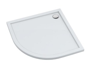 Schedpol Brodzik półokrągły CORRINA NEW 90x90x4,5 z systemem STABILSOUND PLUS 3.4334 GRATIS SYFON 90 mm-Darmowa dostawa