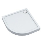 Schedpol Brodzik półokrągły COMPETIA NEW 80x80x12 z systemem STABILSOUND 3.4633 GRATIS SYFON 90 mm-Darmowa dostawa