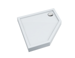 Schedpol Brodzik pentagonalny COMPETIA NEW 90x90x12 z systemem STABILSOUND 3.4698 GRATIS SYFON 90 mm-Darmowa dostawa