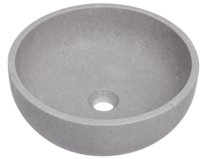 ADNaturalnie Umywalka nablatowa APO 38x38x15 cm szary marmur KUN-006SZ - DARMOWA DOSTAWA