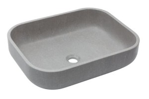 ADNaturalnie Umywalka nablatowa GALERAS 51x39,5x14 cm szary marmur KUN-005SZ - DARMOWA DOSTAWA