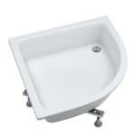 Schedpol Brodzik półokrągły DAFNE 80x80x35 3.220-Darmowa dostawa