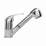 Bateria KATE zlewozmywakowa stojąca z wyciąganą wylewką chrom