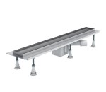 Schedpol Odpływ liniowy  BASE STANDARD PLUS100x8x9,5 cm z maskownicą PLATE OLP100/ST -Darmowa dostawa