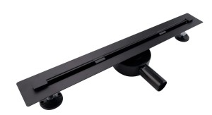 Odpływ liniowy 100 cm SLIM CZARNY MAT