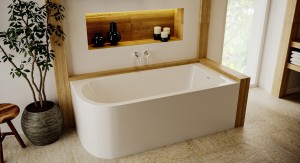 ADNaturalnie Wanna narożna UPSALA LINE PRAWA 170x75 AWW-009-170ZP-P - DARMOWA DOSTAWA