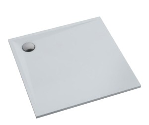SCHEDPOL SCHEDLINE COLLECTION Brodzik kwadratowy LIBRA SMOOTH WHITE  90x90x3 z systemem STABILSOUND PLUS 3SP.L1K-9090-Darmowa dostawa